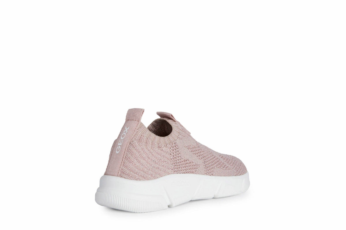 Geox pantofi fete sport cu efect tricotat 28-39 Aril Shiny Knitt