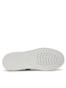 Geox pantofi fete sport cu fermoar si siret 28-35 Nettuno White/Light Rose