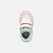 Geox pantofi fete sport cu scai 18-23 Ciufciuf Lt pink/Watersea