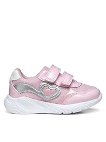 Geox pantofi fete sport cu scai 18-23 Sprintye Pink/Silver