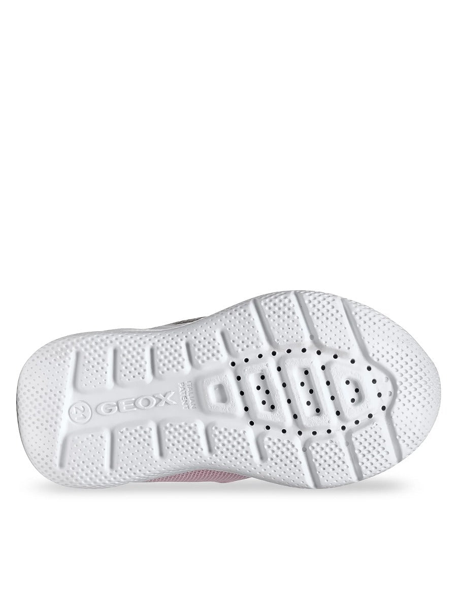 Geox pantofi fete sport cu scai 18-23 Sprintye Pink/Silver