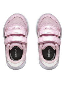 Geox pantofi fete sport cu scai 18-23 Sprintye Pink/Silver