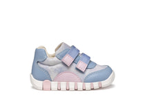 Geox pantofi fete sport cu scai 18-26 Lupidoo Albastru deschis
