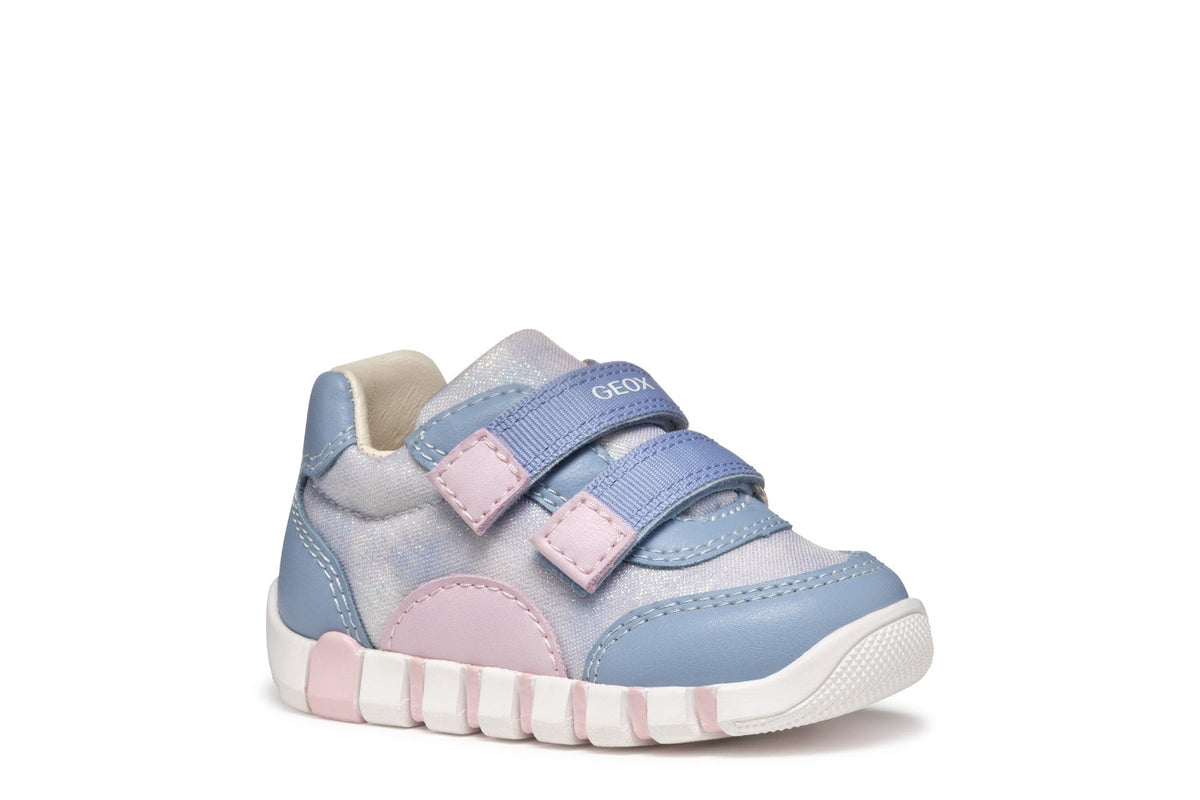 Geox pantofi fete sport cu scai 18-26 Lupidoo Albastru deschis Imagine principală a produsului