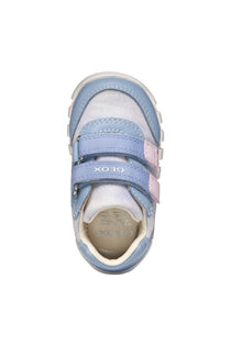 Geox pantofi fete sport cu scai 18-26 Lupidoo Albastru deschis