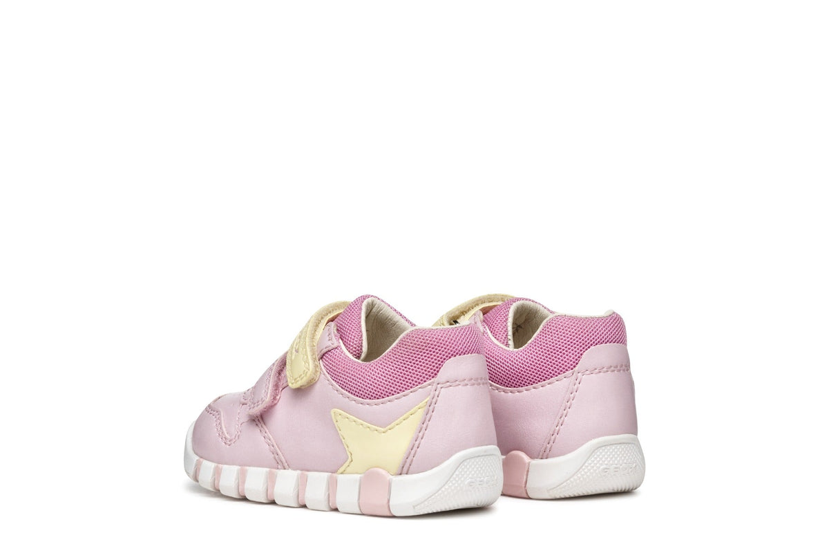 Geox pantofi fete sport cu scai 18-26 Lupidoo Rose cu stea