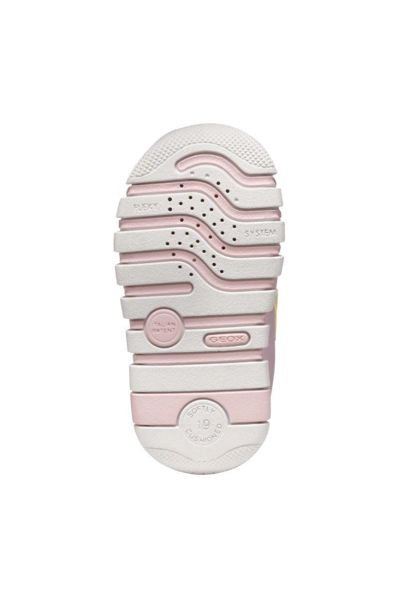 Geox pantofi fete sport cu scai 18-26 Lupidoo Rose cu stea