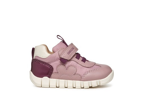 Geox pantofi fete sport cu scai 18-26 Lupidoo Rose