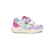 Geox pantofi fete sport cu scai 24-27 Pink/White/Purple