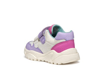 Geox pantofi fete sport cu scai 24-27 Pink/White/Purple