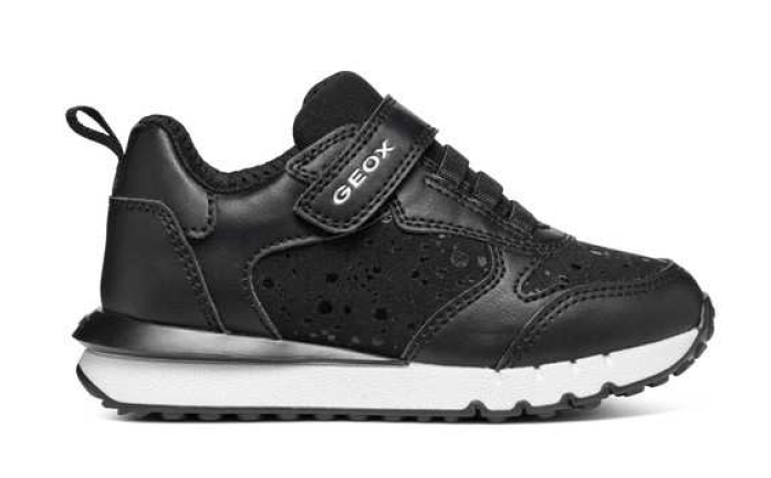Geox pantofi fete sport cu scai si siret 27-35 Black Imagine principală a produsului