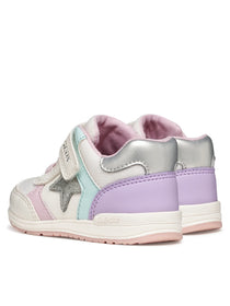 Geox pantofi fete sport First Step Rishon 18-26 Off White/Lilac
