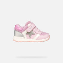 Geox pantofi fete sport First Step Rishon 18-26 Pink/Silver