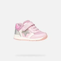 Geox pantofi fete sport First Step Rishon 18-26 Pink/Silver