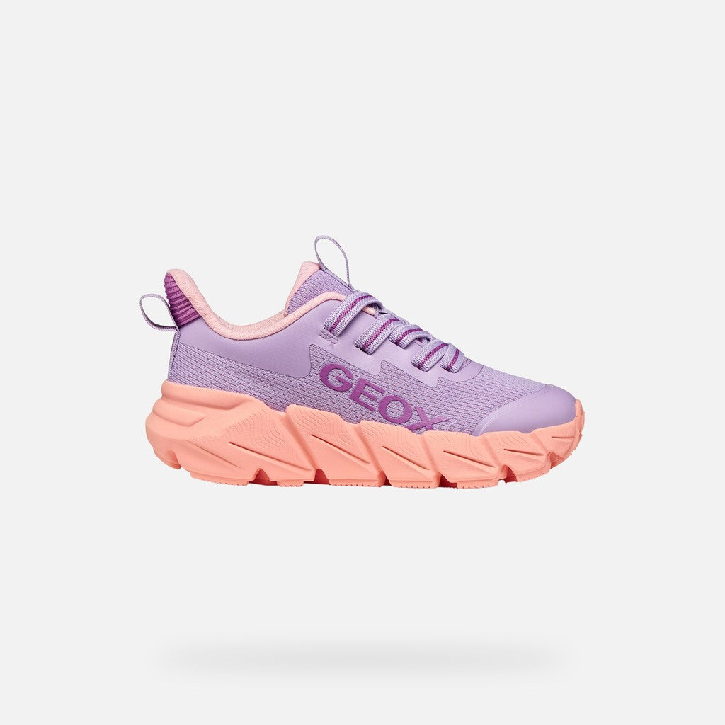 Geox pantofi fete sport Flexyper Fast 28-36 Lilac/Light coral Imagine secundară a produsului