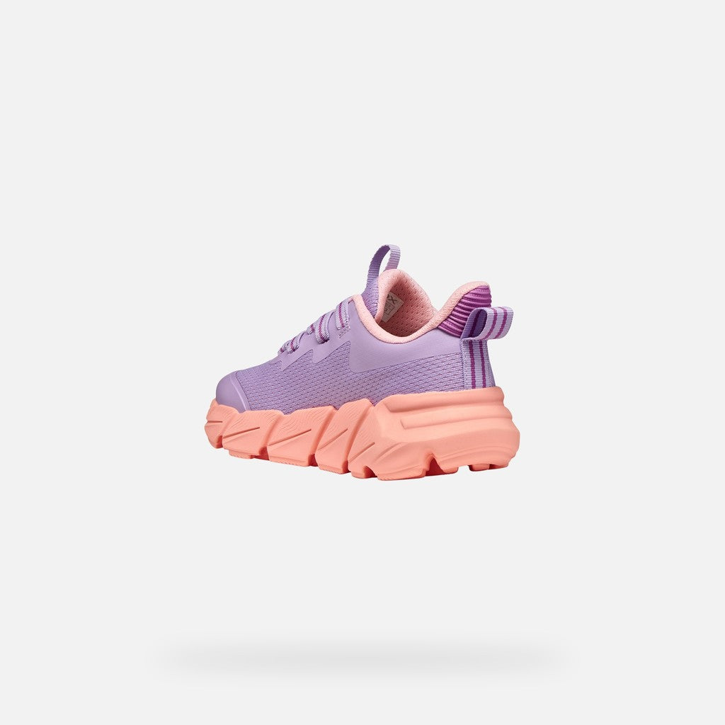 Geox pantofi fete sport Flexyper Fast 28-36 Lilac/Light coral