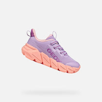 Geox pantofi fete sport Flexyper Fast 28-36 Lilac/Light coral