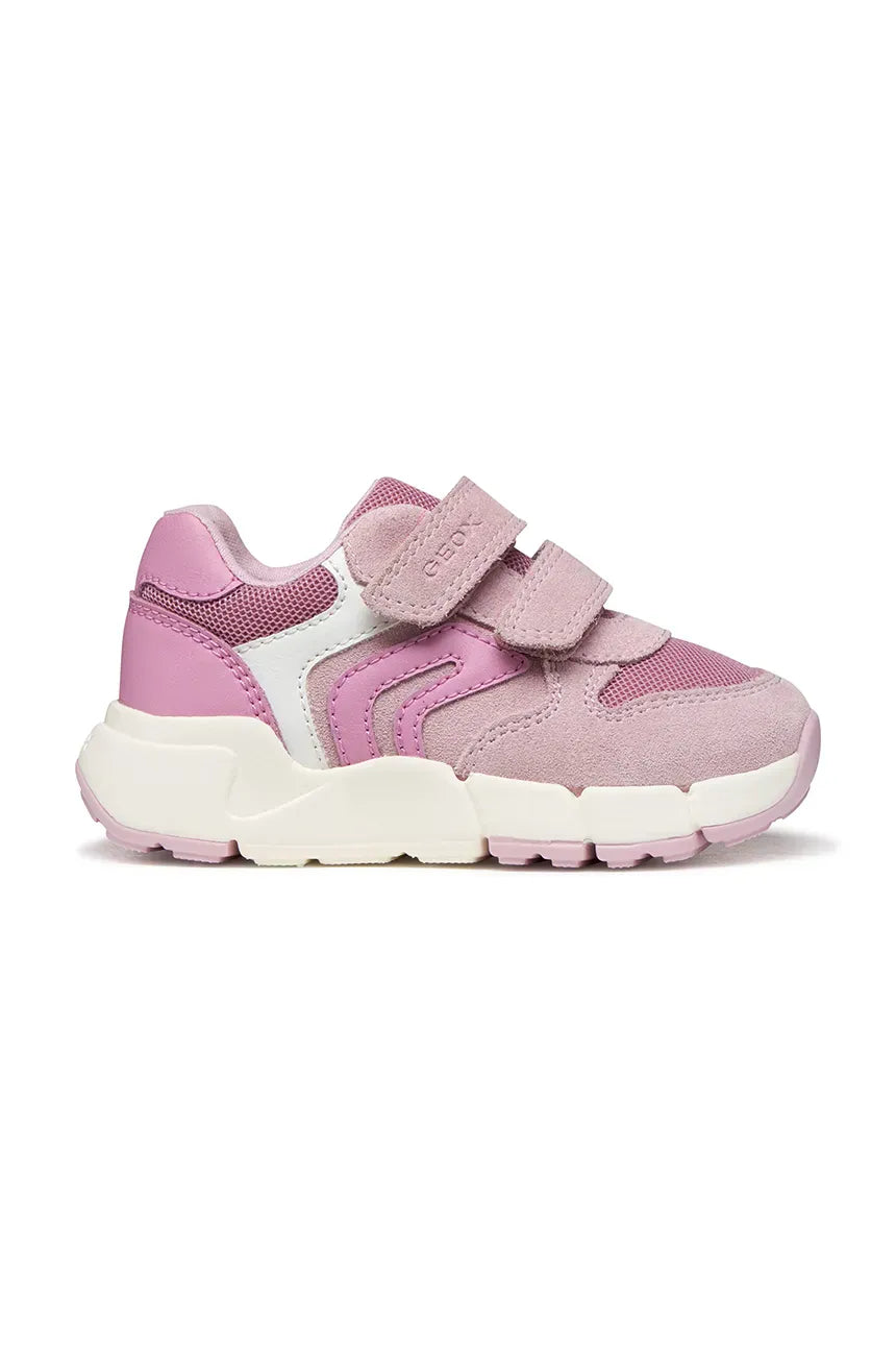 Geox pantofi fete sport Flexyper Mini 20-27 Rose/Dark pink