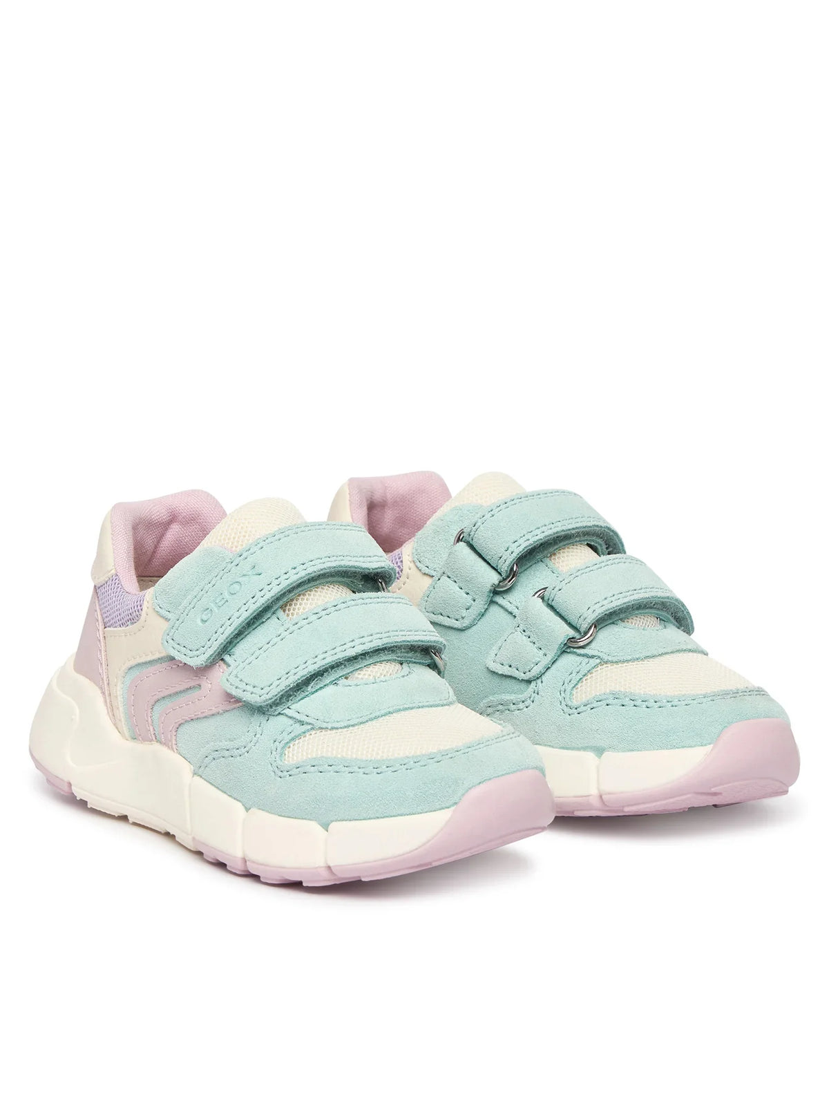 Geox pantofi fete sport Flexyper Mini 20-27 Watersea/Pink