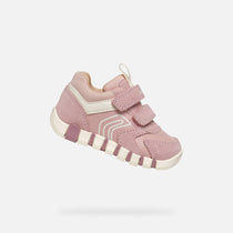 Geox pantofi fete sport Iupidoo 18-26 Old Rose/Ivory