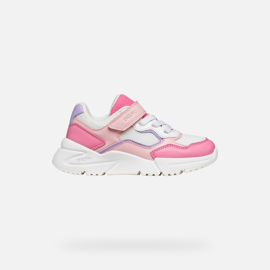 Geox pantofi fete sport Loftus 26-34 Salmon/White Imagine secundară a produsului