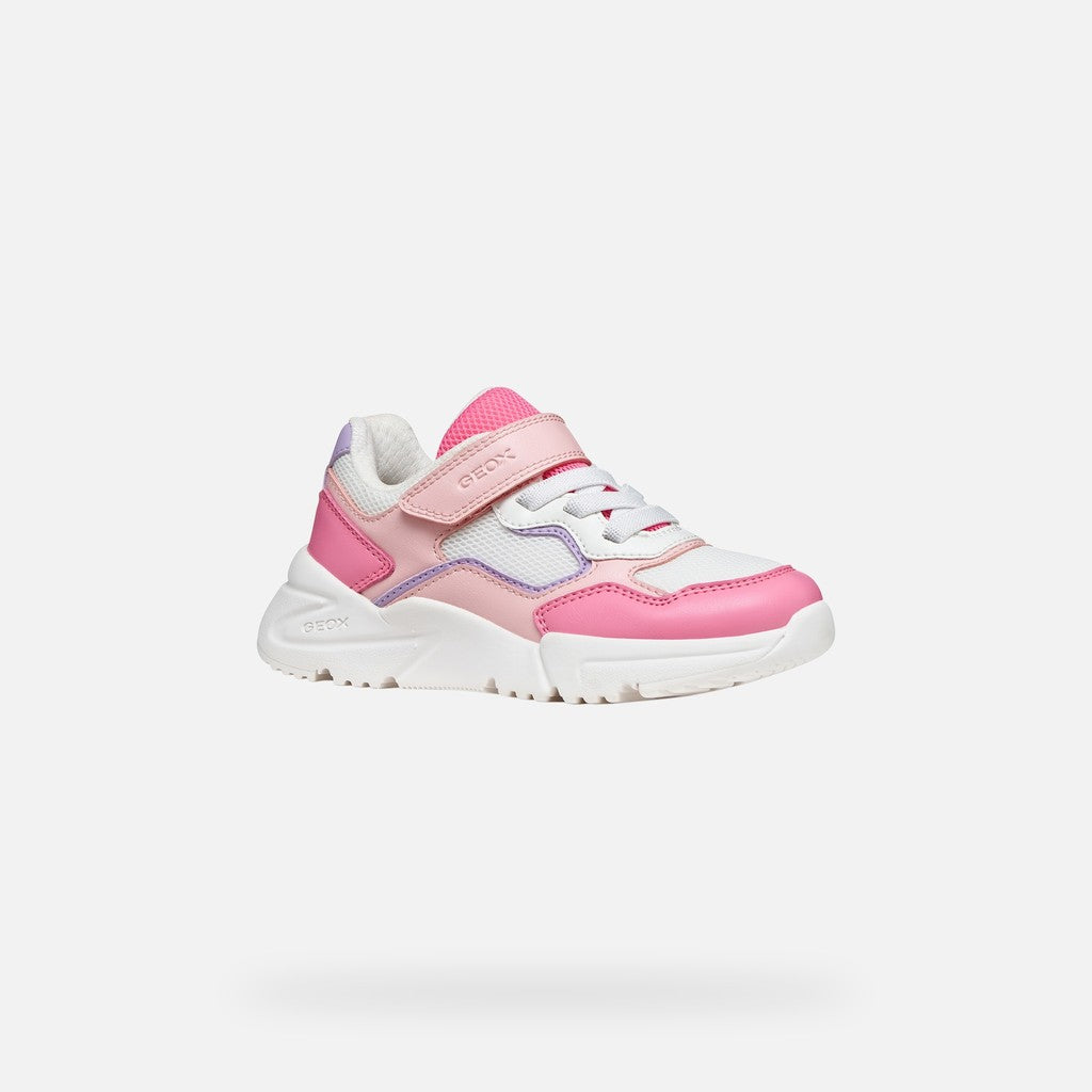 Geox pantofi fete sport Loftus 26-34 Salmon/White