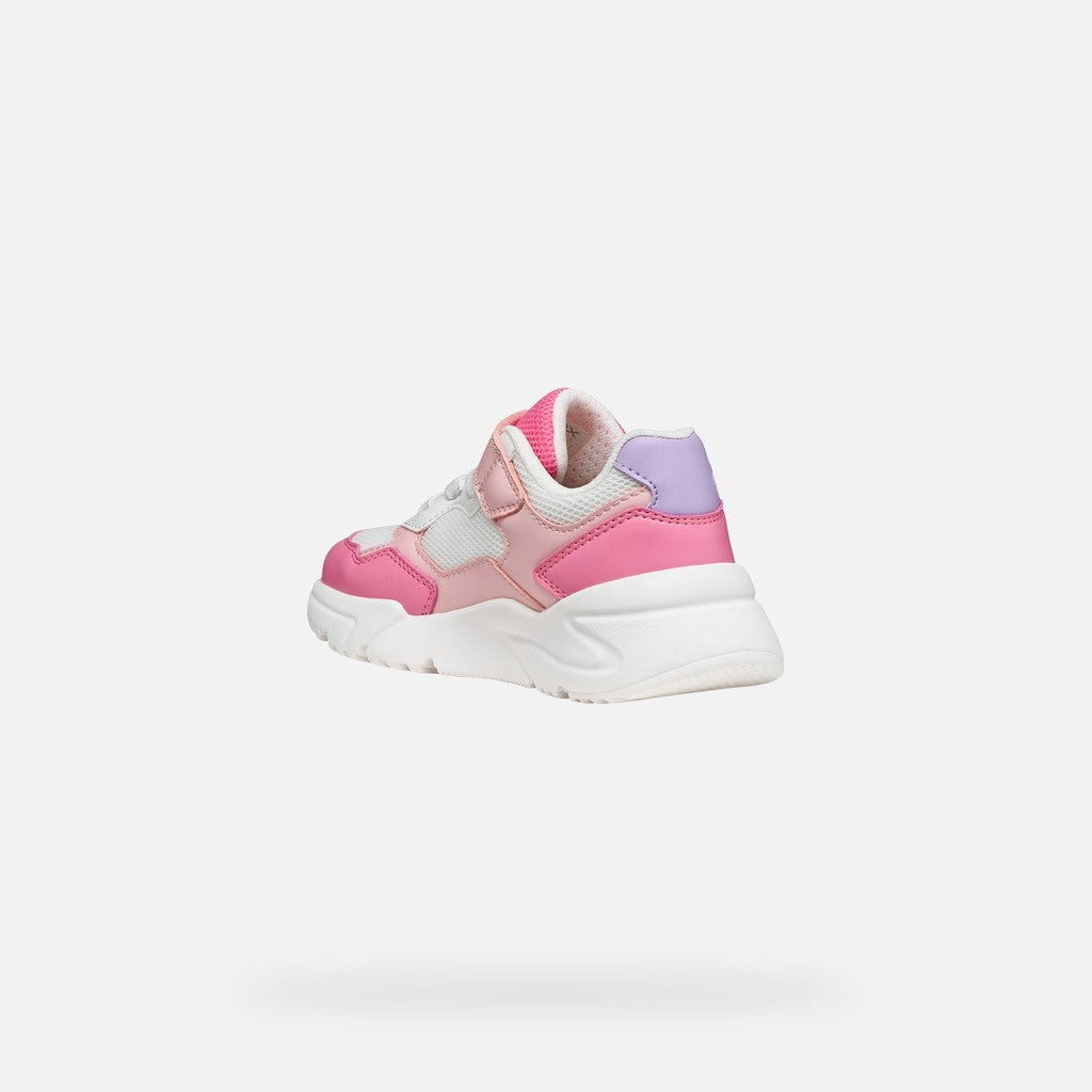Geox pantofi fete sport Loftus 26-34 Salmon/White