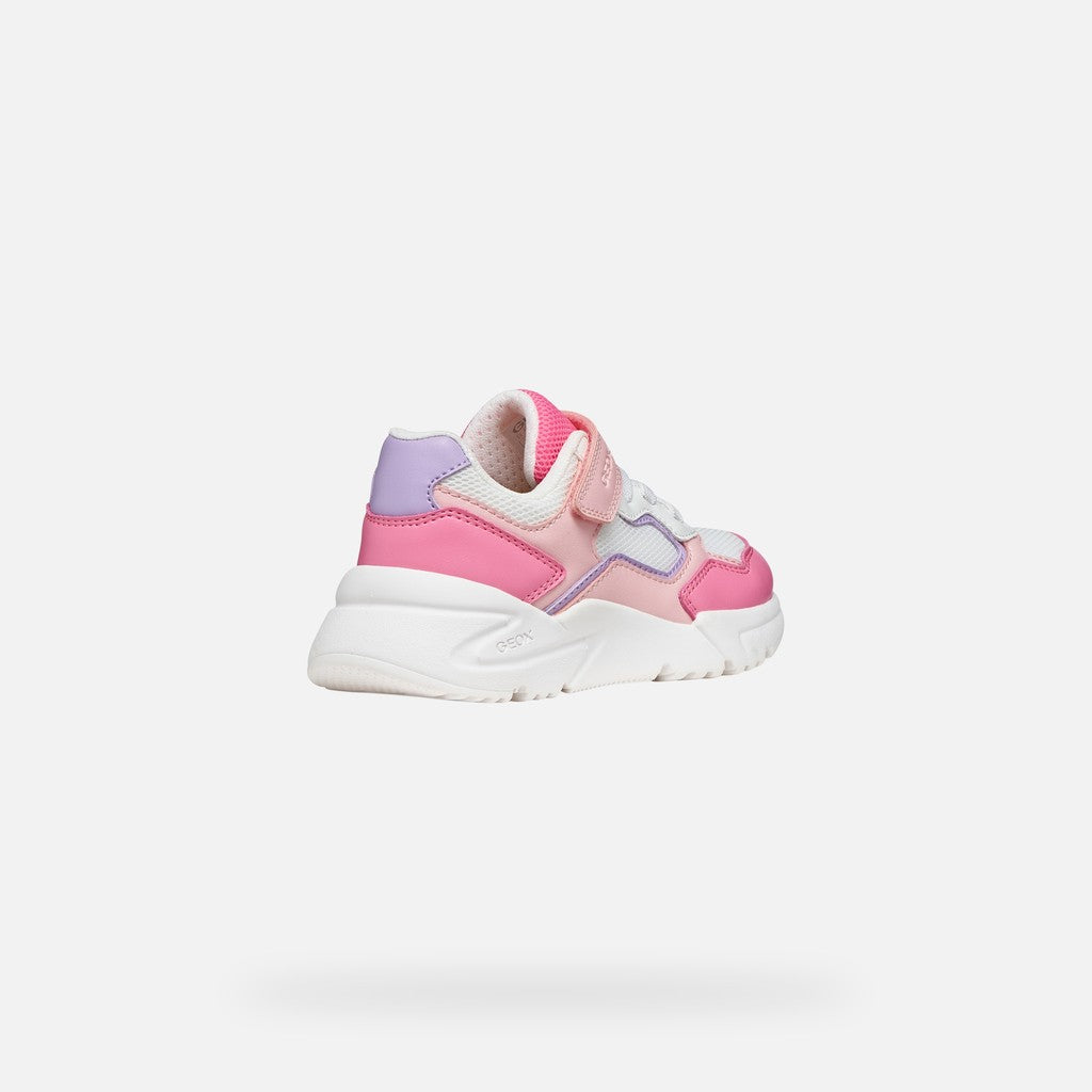 Geox pantofi fete sport Loftus 26-34 Salmon/White