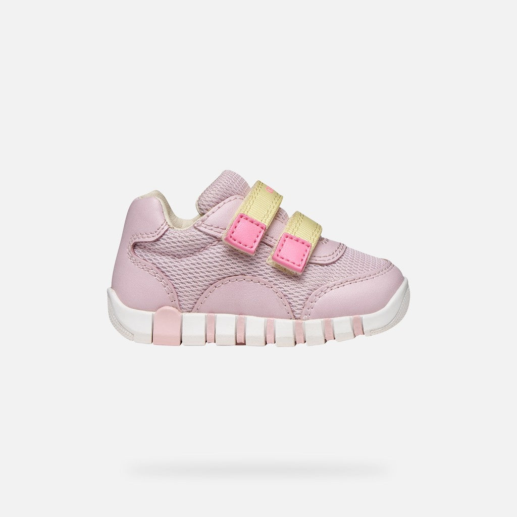 Geox pantofi fete sport Primii Pasi Iupidoo 18-26 Pink/Light yellow