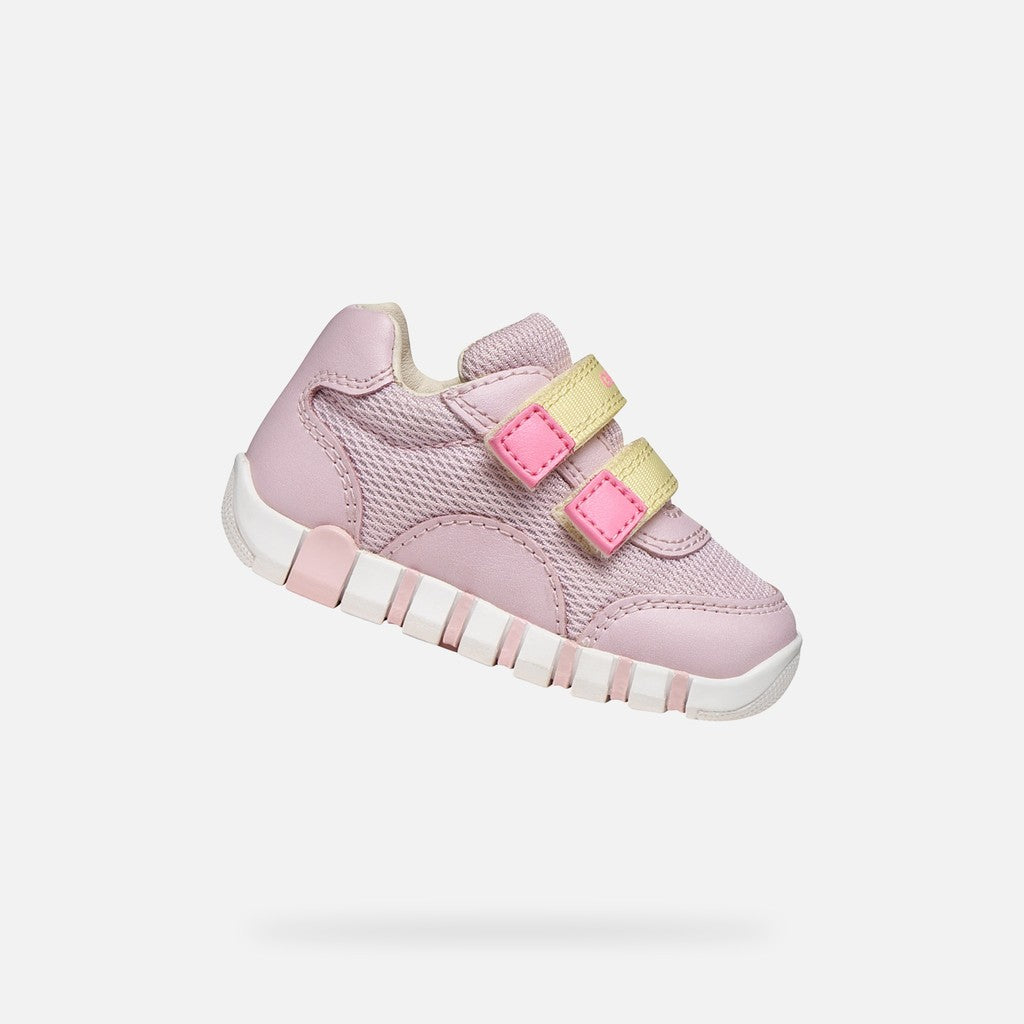 Geox pantofi fete sport Primii Pasi Iupidoo 18-26 Pink/Light yellow