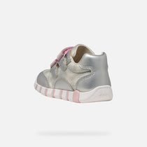 Geox pantofi fete sport Primii Pasi Iupidoo 18-26 Silver/Pink