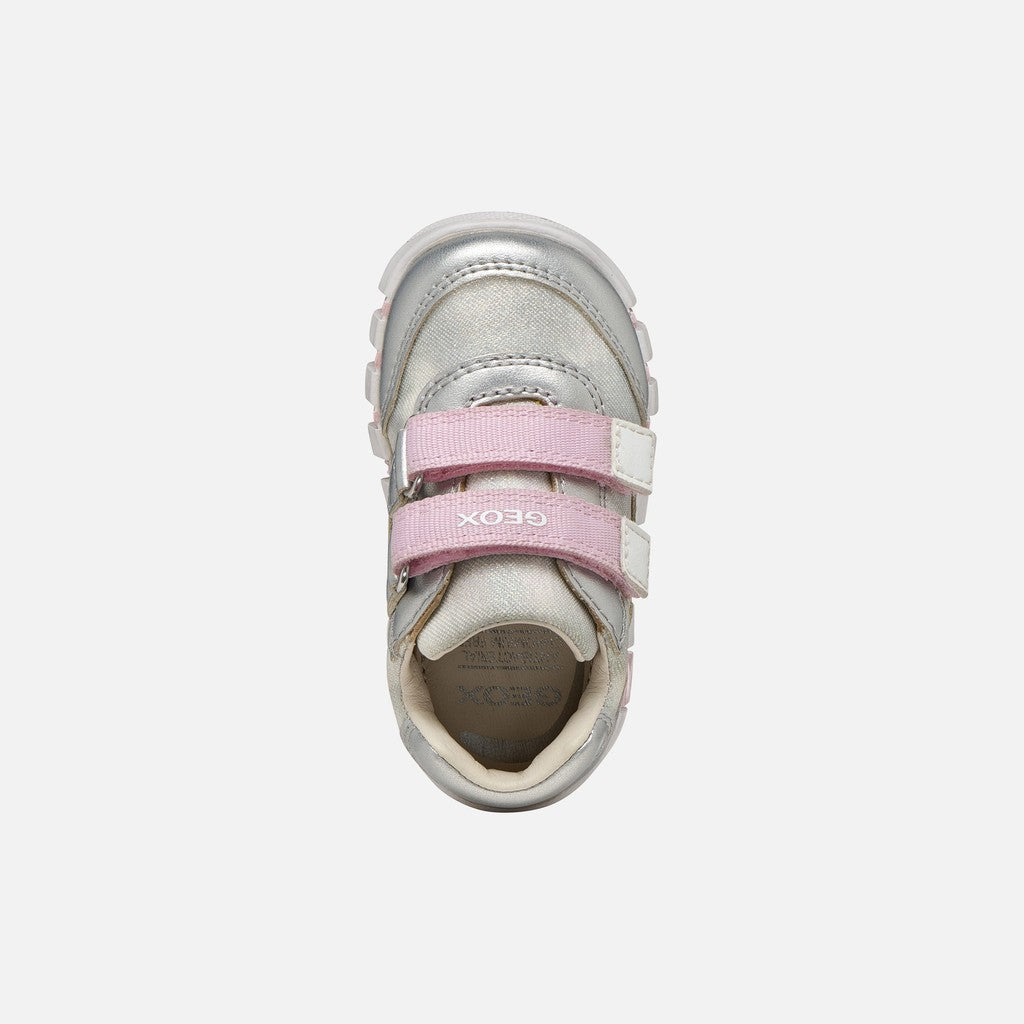 Geox pantofi fete sport Primii Pasi Iupidoo 18-26 Silver/Pink