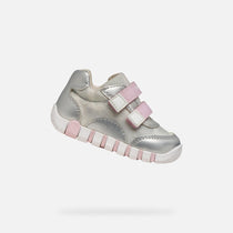 Geox pantofi fete sport Primii Pasi Iupidoo 18-26 Silver/Pink