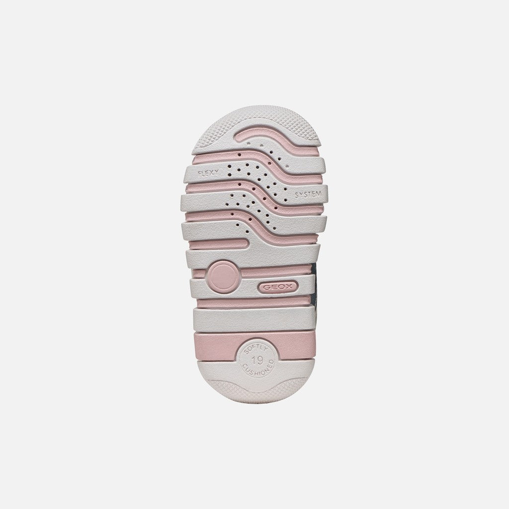 Geox pantofi fete sport Primii Pasi Iupidoo 18-26 Silver/Pink