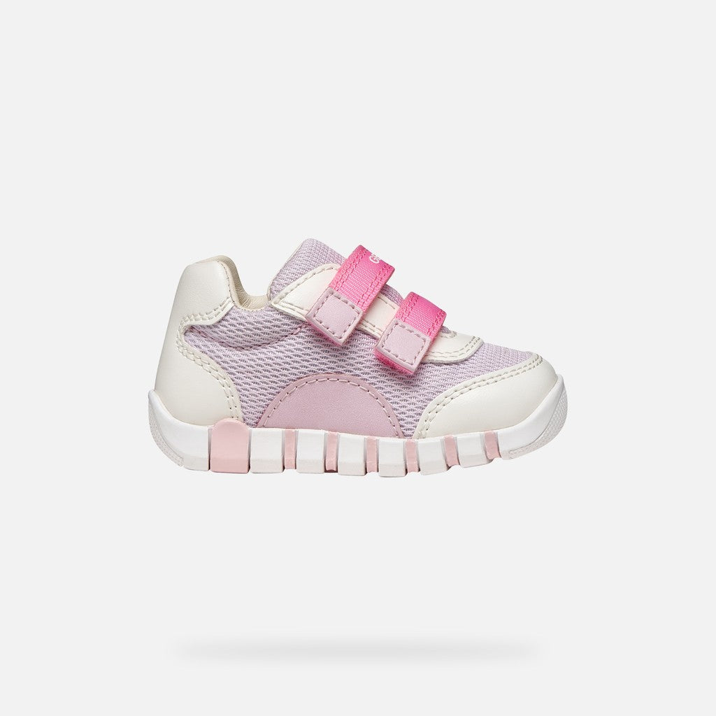 Geox pantofi fete sport Primii Pasi Iupidoo 18-26 White/Lilac