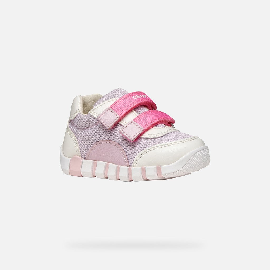Geox pantofi fete sport Primii Pasi Iupidoo 18-26 White/Lilac