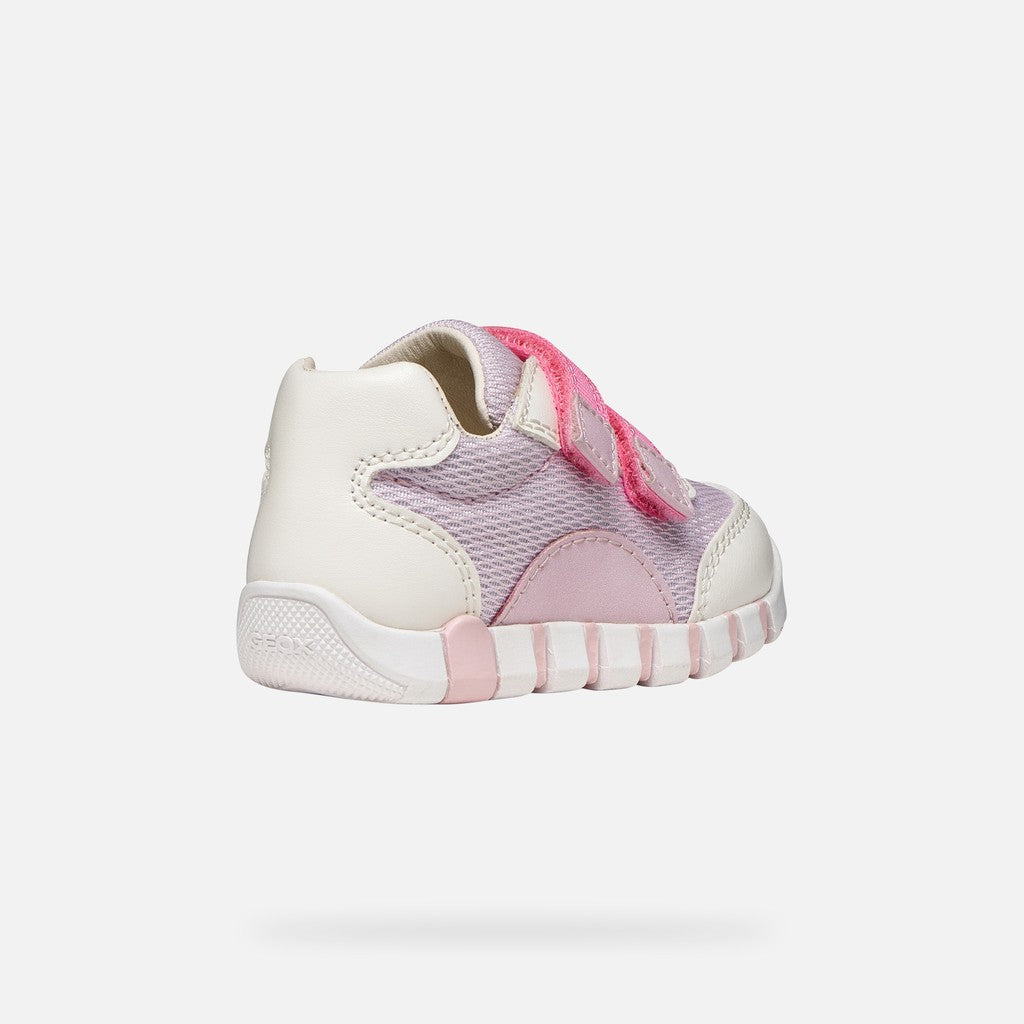 Geox pantofi fete sport Primii Pasi Iupidoo 18-26 White/Lilac