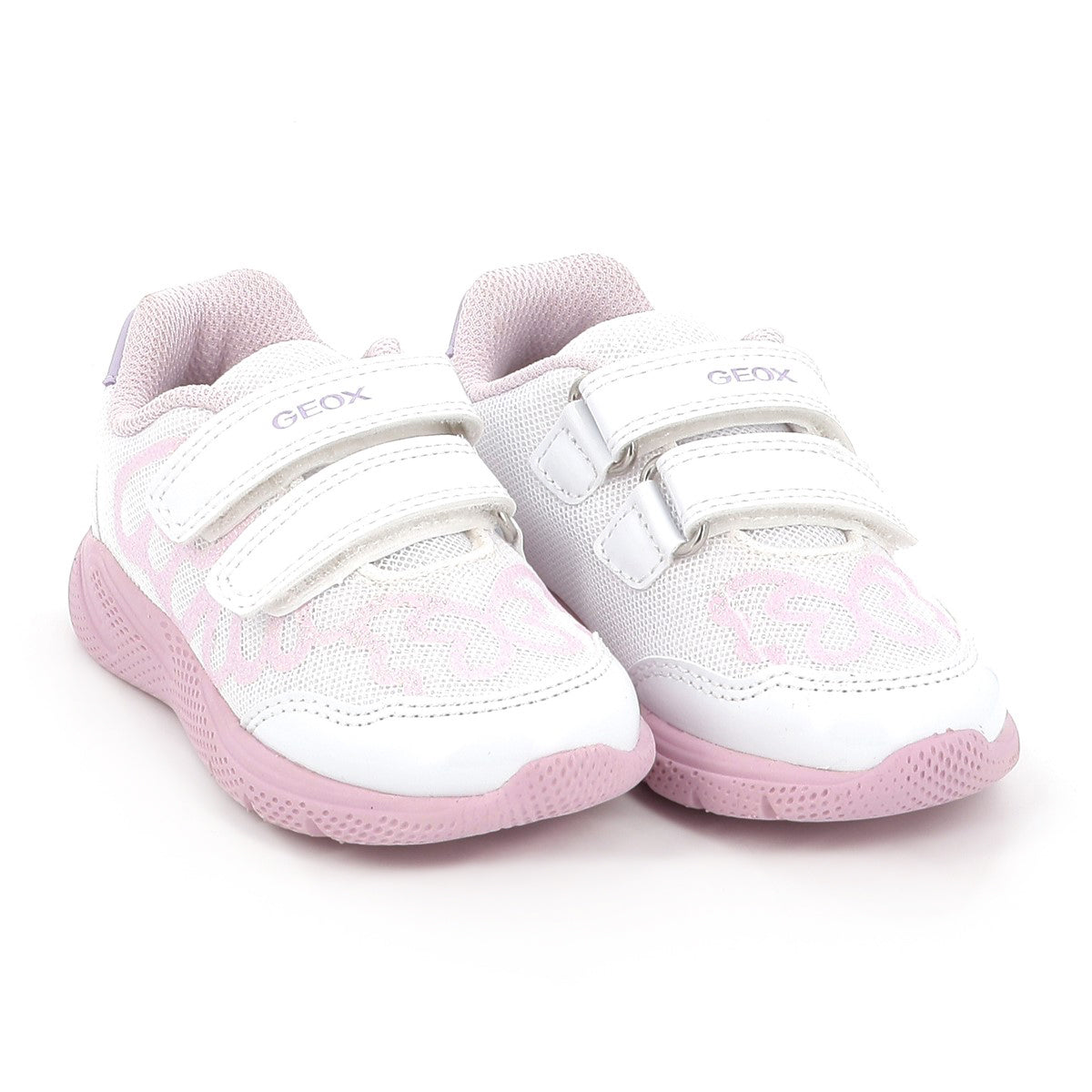 Geox pantofi fete sport Sprintye 20-27 White/Light Lilac