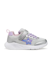 Geox pantofi fete sport Sprintye Junior 26-34 Silver/Lilac