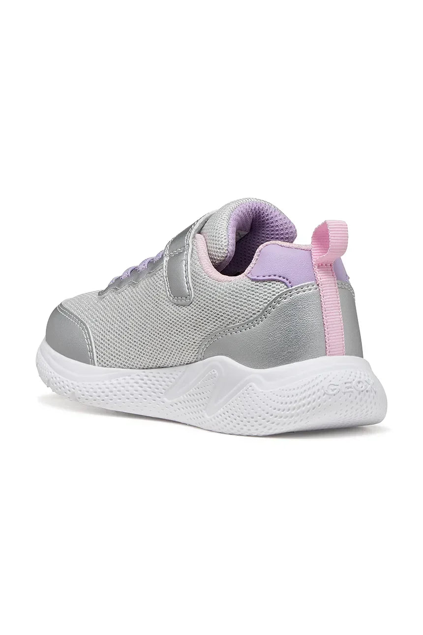 Geox pantofi fete sport Sprintye Junior 26-34 Silver/Lilac