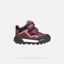 Geox pantofi fete Trekkyup Amphibiox 24-27 Burgundy/Rose