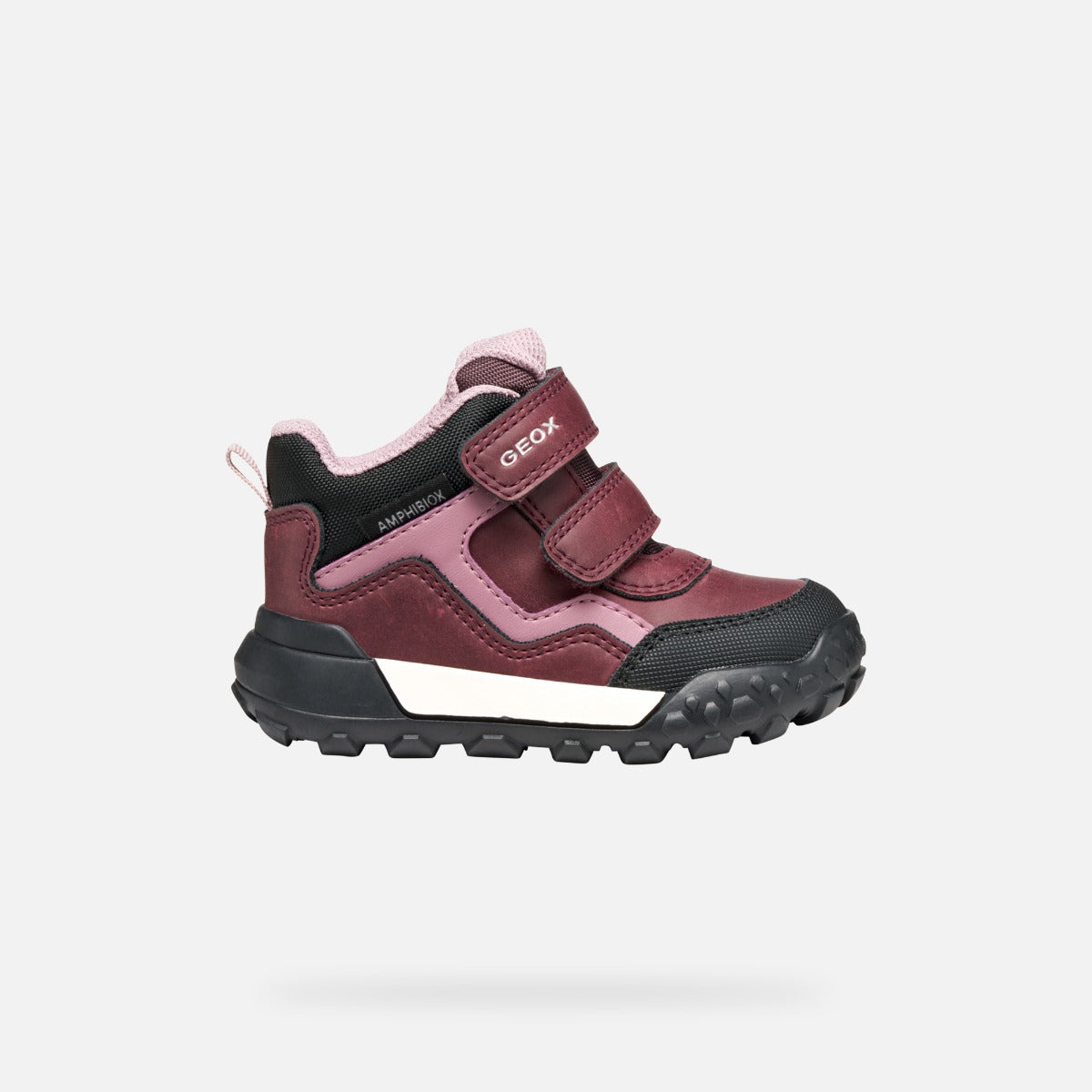 Geox pantofi fete Trekkyup Amphibiox 24-27 Burgundy/Rose