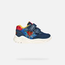Geox pantofi baieti sport Ciufciuf  22-27 Light navy/Red cu Superman