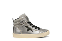 Geox pantofi sport fete Gisli 28-35 Dark Silver/Black