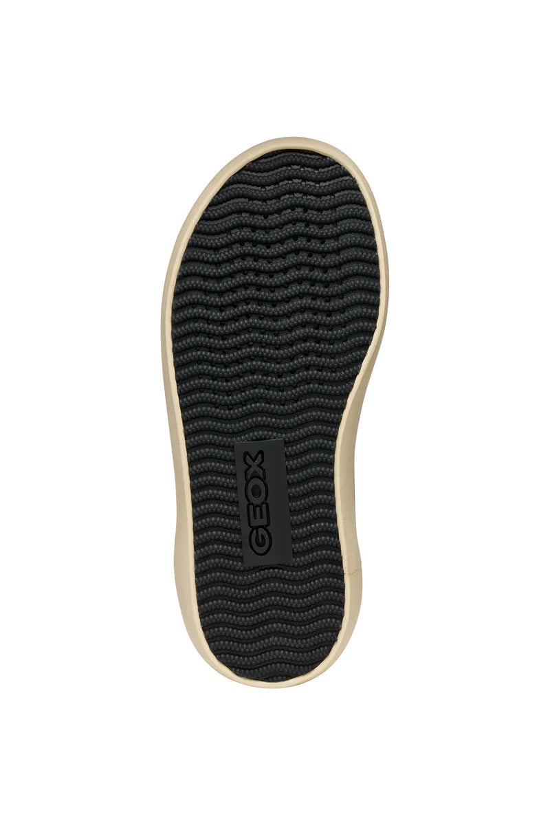 Geox pantofi sport fete Gisli 28-35 Dark Silver/Black
