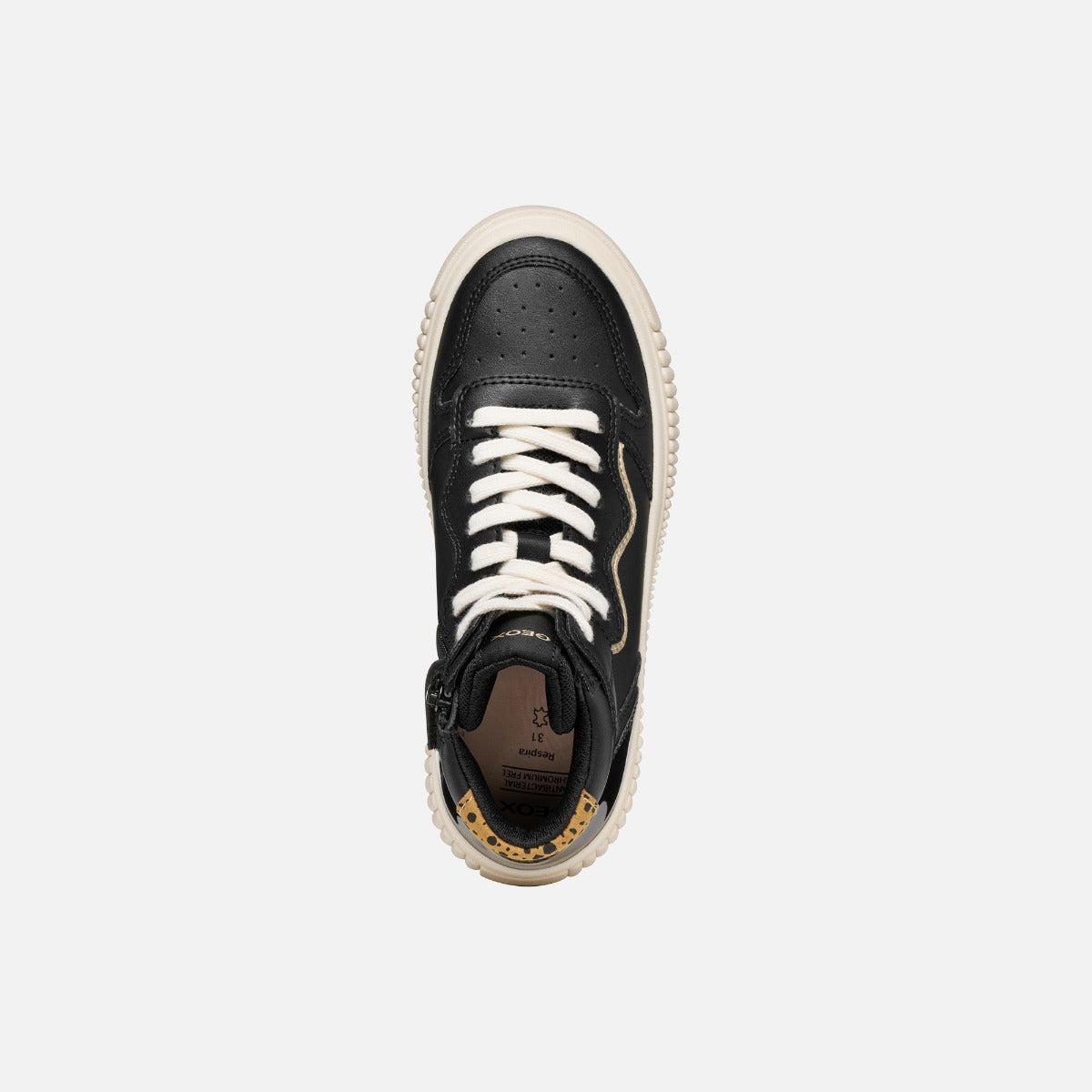Geox pantofi sport fete Laquinny 36-37 Black/Platinum