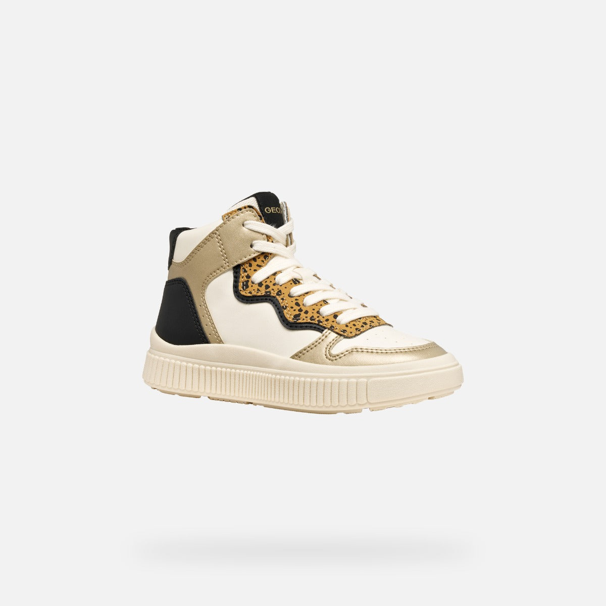 Geox pantofi sport fete Laquinny 28-35 Light ivory/Platinum