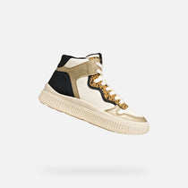 Geox pantofi sport fete Laquinny 28-35 Light ivory/Platinum