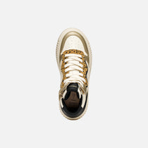 Geox pantofi sport fete Laquinny 28-35 Light ivory/Platinum