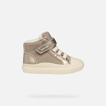 Geox Respira ghete fete imblanite Gisli Baby 20-27 Dark Beige